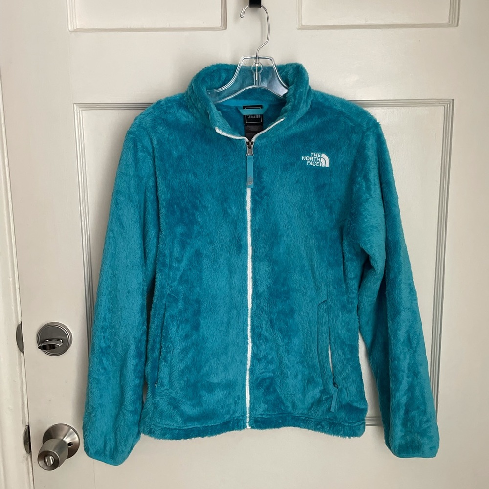 BLUE FUZZY NORTH FACE!